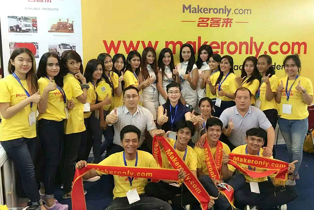 Makeronly.com brings 52 member companies to participate in the 11th Indonesia China Machinery and Electronics Trade Fair held in Jakarta, Indonesiaw