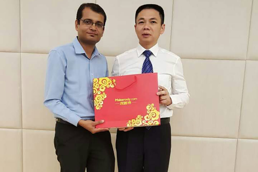 Chairman Qin Changling met with Mr. Bhushan Patil, Chairman of Pay TM India’s largest mobile payment and commerce platform